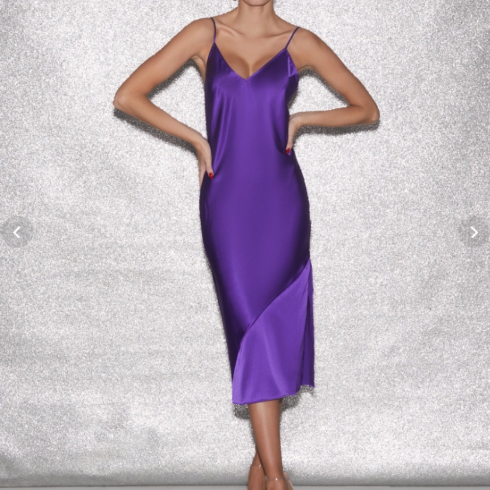 Fleur du Mal Midi Slip Cocktail Dress